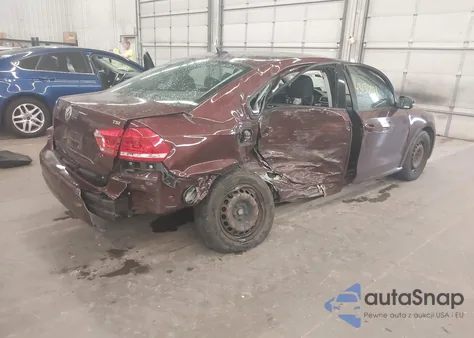 2014 Volkswagen Passat 1.8T S из США, поврежденный, VIN 1VWAS7A37EC023455